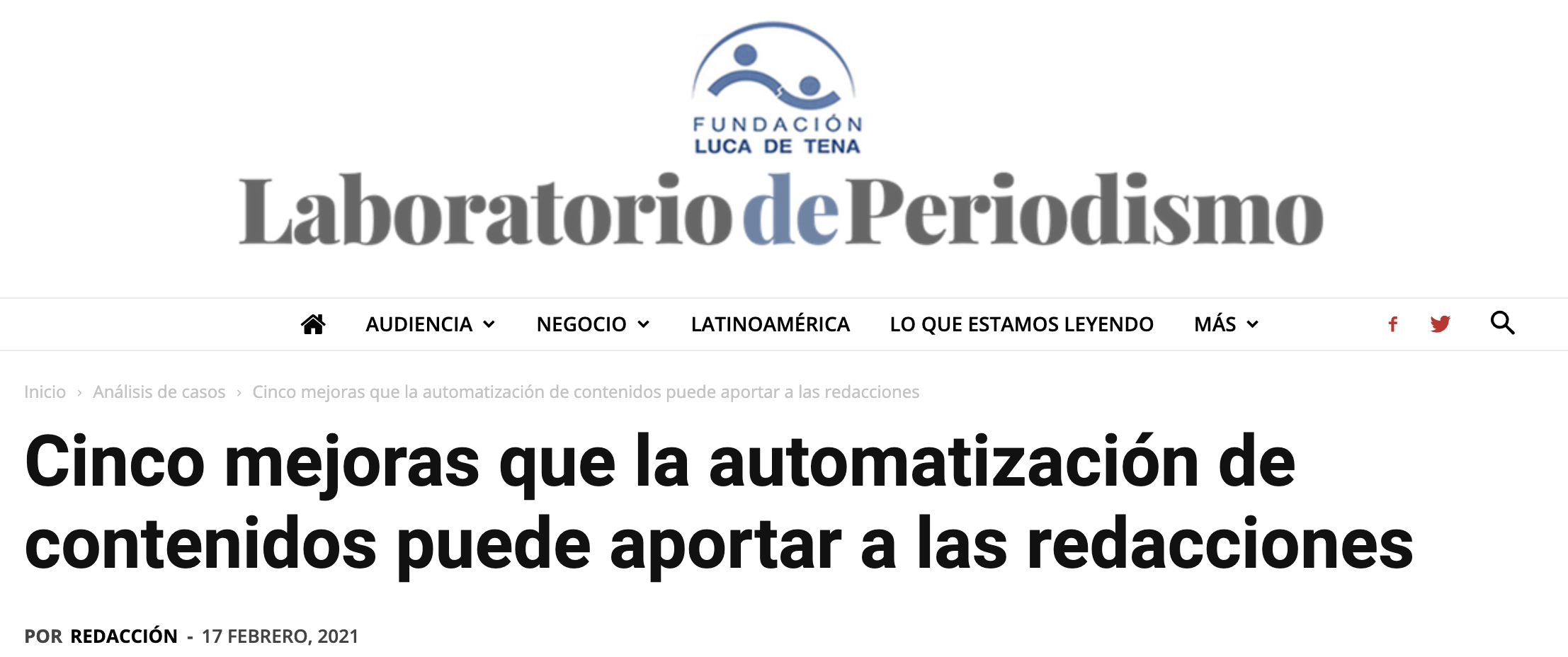 Laboratorio del periodismo